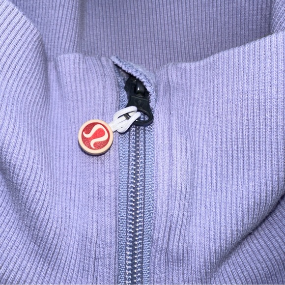 Lululemon Purple Scuba Zip-Up Sweatshirt Jacket Size 12 - Picture 8 of 11